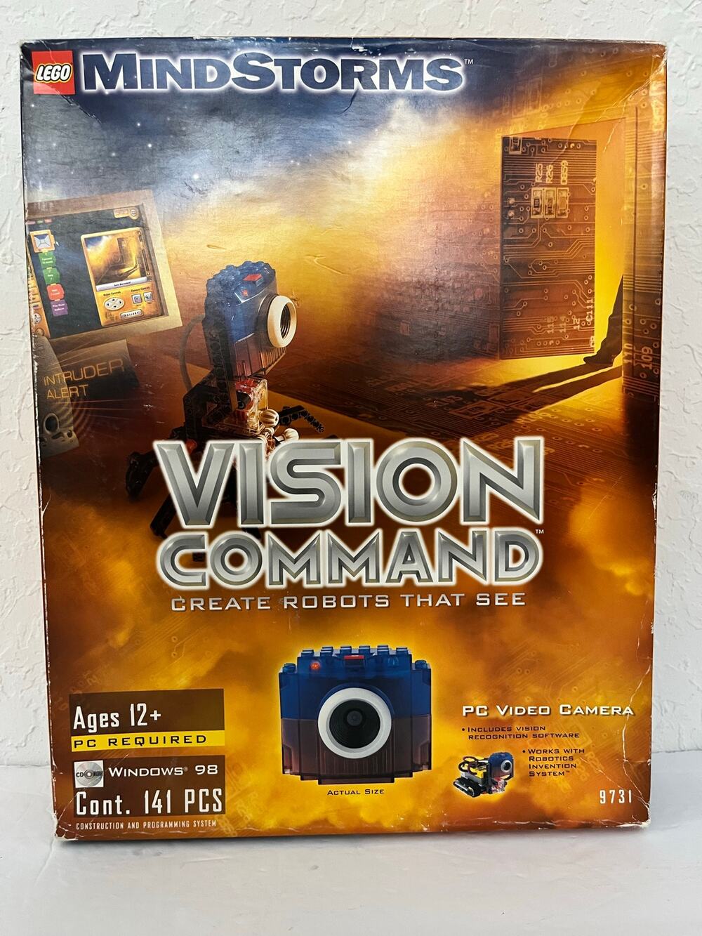 Lego Mindstorms Vision Command Set 9731 Create Robots that can see Vintage Set
